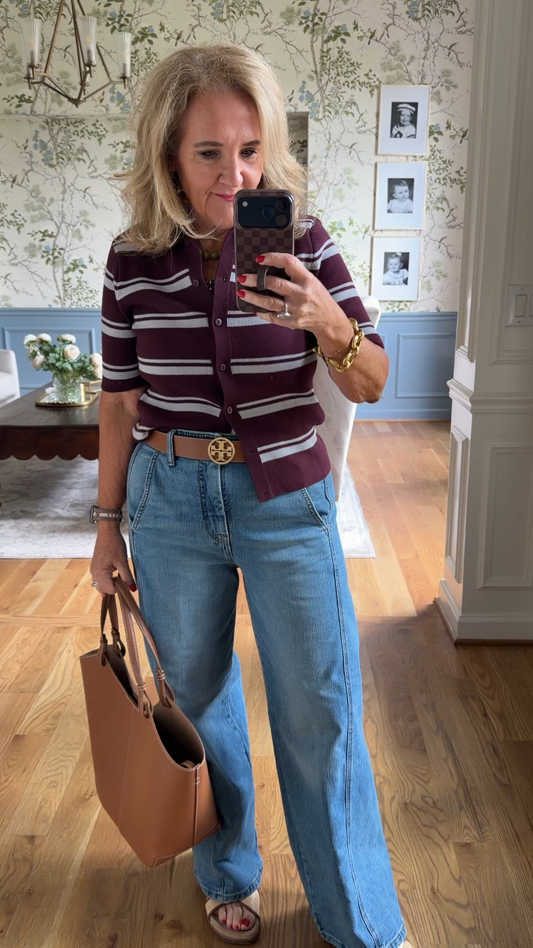 Sweater size medium
Jeans available in a wash that’s just a darker size 29 regular
Found my sandals on sale
If you need a new bag or tote, this one is incredible quality highly recommend it

#LTKOver40 #LTKootd #LTKPetite