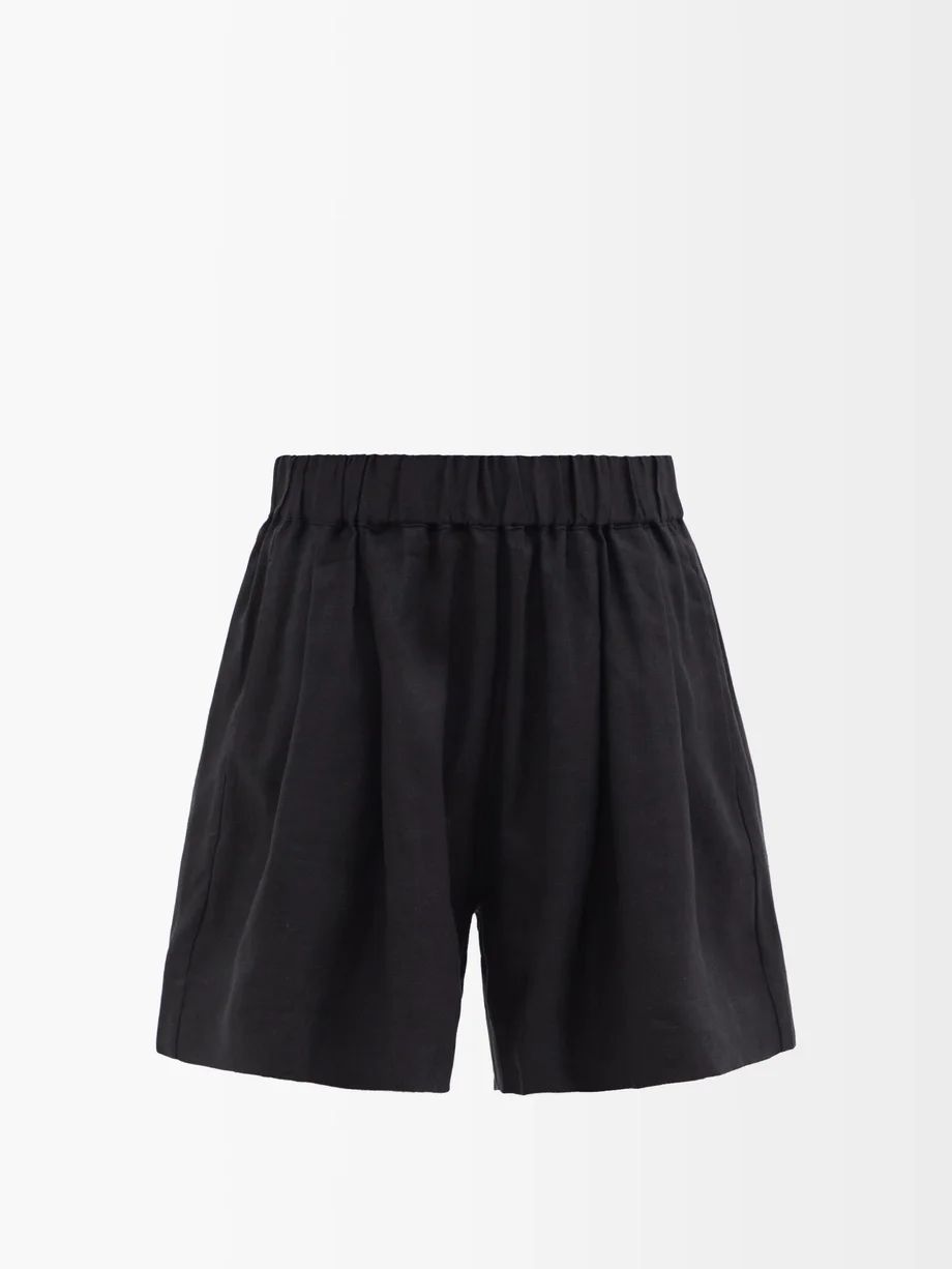 Zurich organic-linen cambric shorts | Asceno | Matches (US)