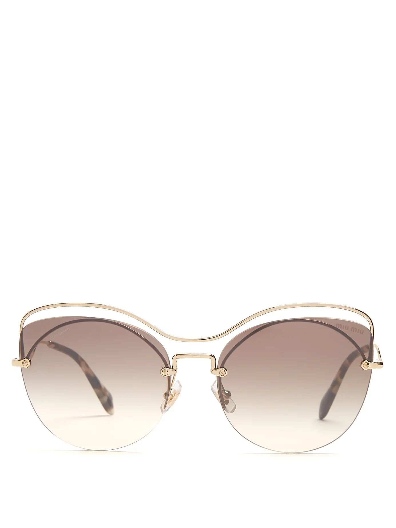 Cat-eye metal sunglasses | Matches (US)