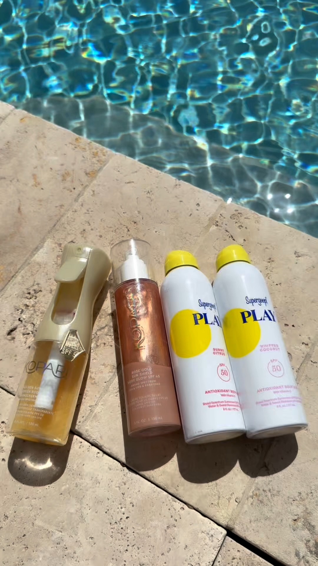 Each bag essentials. Clean sunscreen for mommy and the kids spring break mustaches. ￼

#LTKmomlife #LTKSwim #LTKdayinmylife