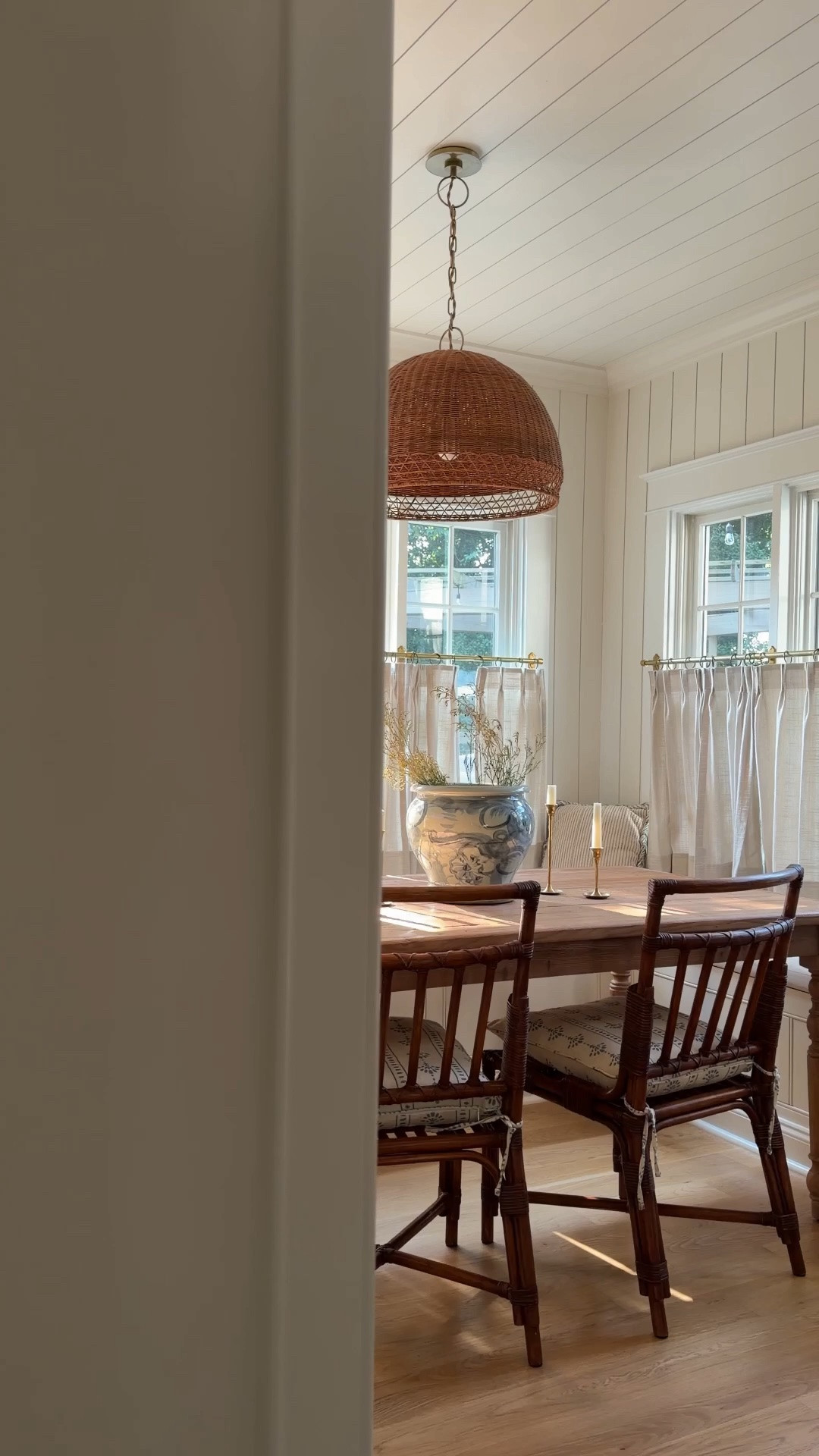 My favorite hour in this little dining nook.

The light gets softer, the room feels quieter, and everything slows down for a minute after a packed day across all things. 

If you see something you love in this space, comment SHOP and i’ll send over the link!