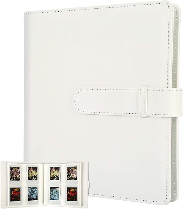 Veicevol 256 Pockets Photo Album for Fujifilm Instax Mini Camera, Polaroid Camera, Leather Cover,... | Amazon (US)