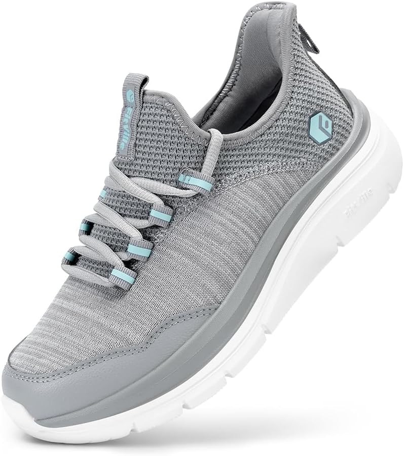 FitVille Women's Slip On Sneakers Wide Shoes Hands Free Running Shoes Slip-On Walking Shoes for F... | Amazon (US)