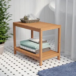 Beachcrest Home Nemec 24" W Bamboo Shower Bench | Wayfair | Wayfair North America
