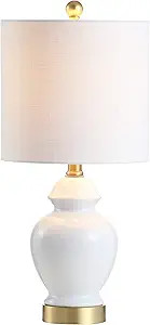 JONATHAN Y JYL1035A Perry 20" Ceramic/Metal LED Table Lamp French Country Classic Bedside Desk Ni... | Amazon (US)