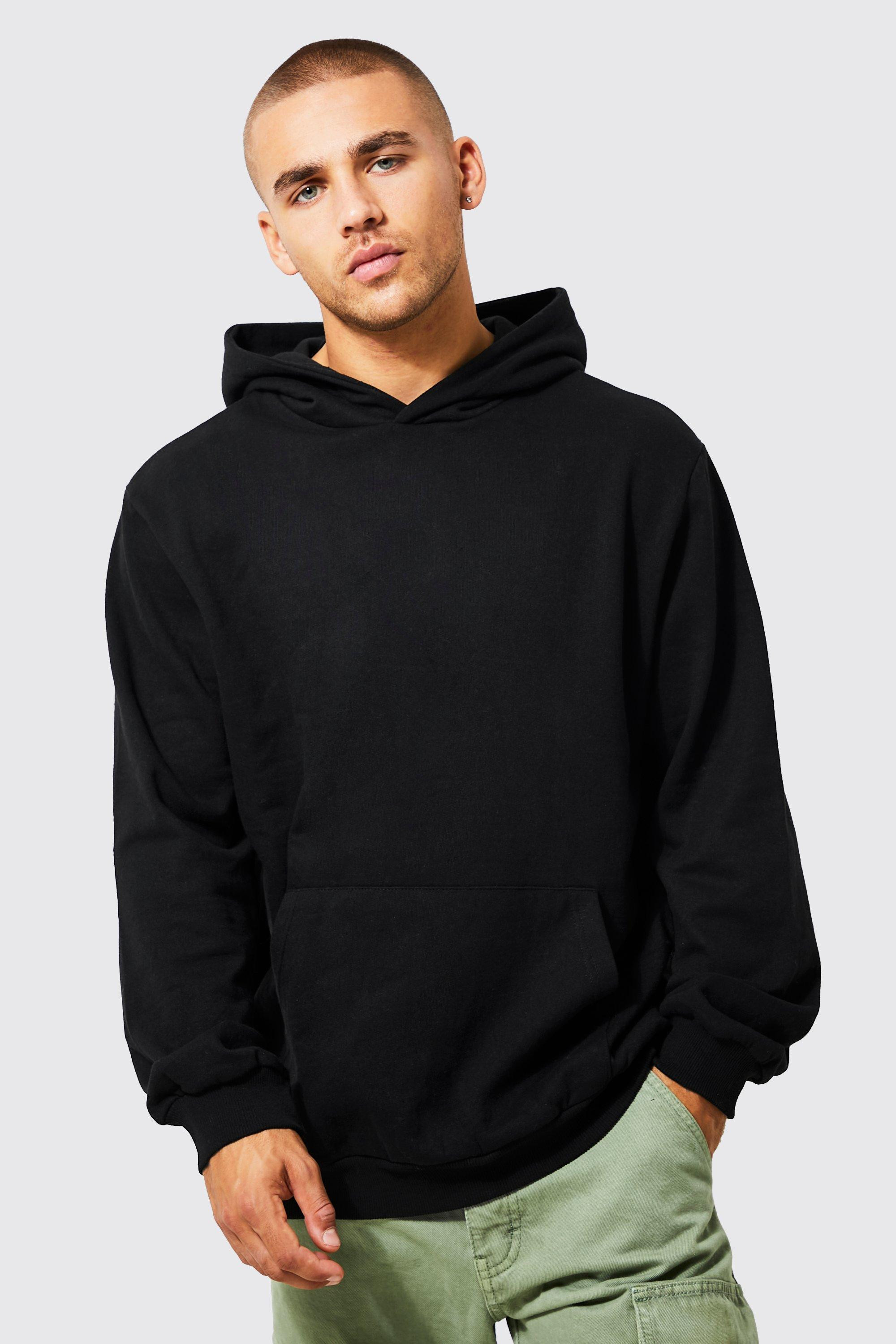 Basic Over The Head Hoodie | boohooMAN (US & CA)