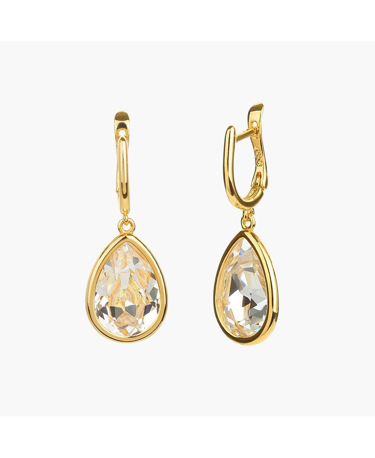 Sterling Silver 18k Gold Plated Camille Teardrop Earrings – Dainty Summer Earrings, Lightweight, Vacation Style, Warm Weather Look - Gold | Macy's