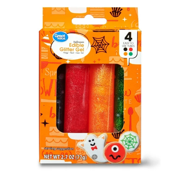 Great Value Halloween Edible Glitter Gel, 2.7 oz | Walmart (US)
