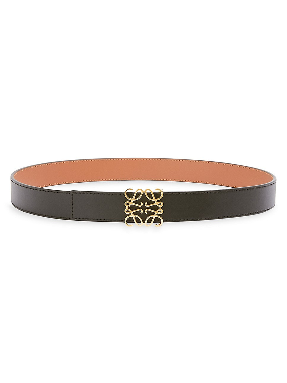 Reversible Anagram Leather Belt | Saks Fifth Avenue