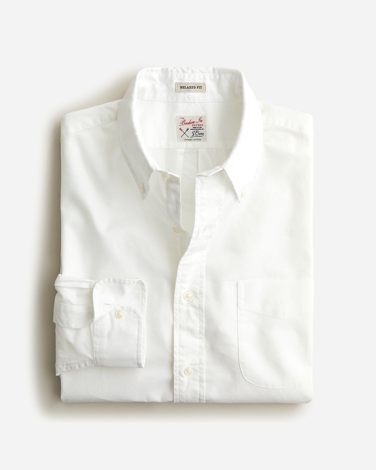 Relaxed Broken-in organic cotton oxford shirt | J.Crew US