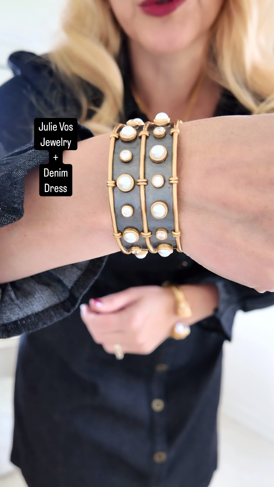 Glam up all of your denim dresses for fall with this Julie Vos jewelry!

Obsessing over this cuff, necklace and earrings.

Loving the western style right now!


Wearing a medium.


#LTKSeasonal #LTKShoeCrush #LTKStyleTip #LTKItBag #LTKOver40 #LTKWorkwear #LTKTravel #LTKU #LTKSaleAlert #LTKautumn #LTKFamily
