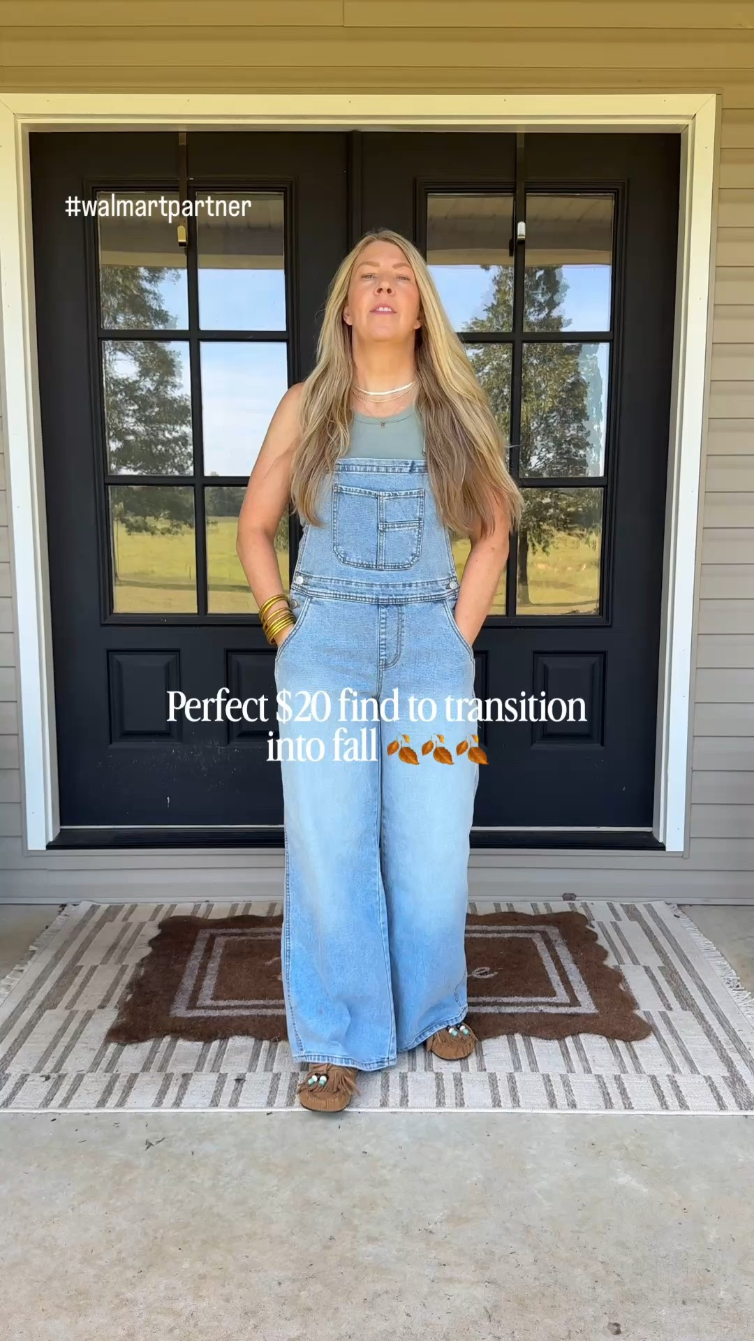 The cutest overalls to transition into fall. 🍂 Only $20 and comes in two colors.

#LTKootd #LTKOver40 #LTKmomlife