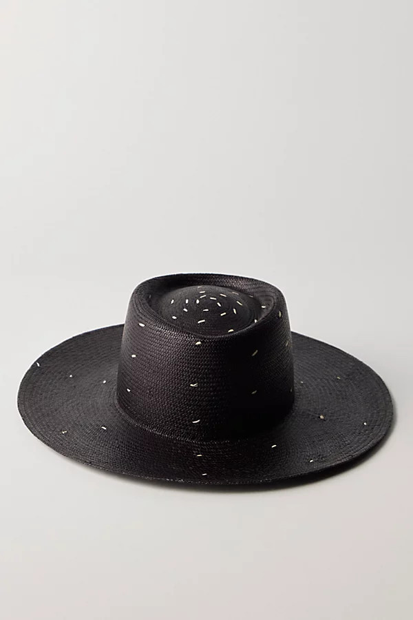 Eleganica Tropical Noche Panama Wide Brim Hat | Free People (Global - UK&FR Excluded)