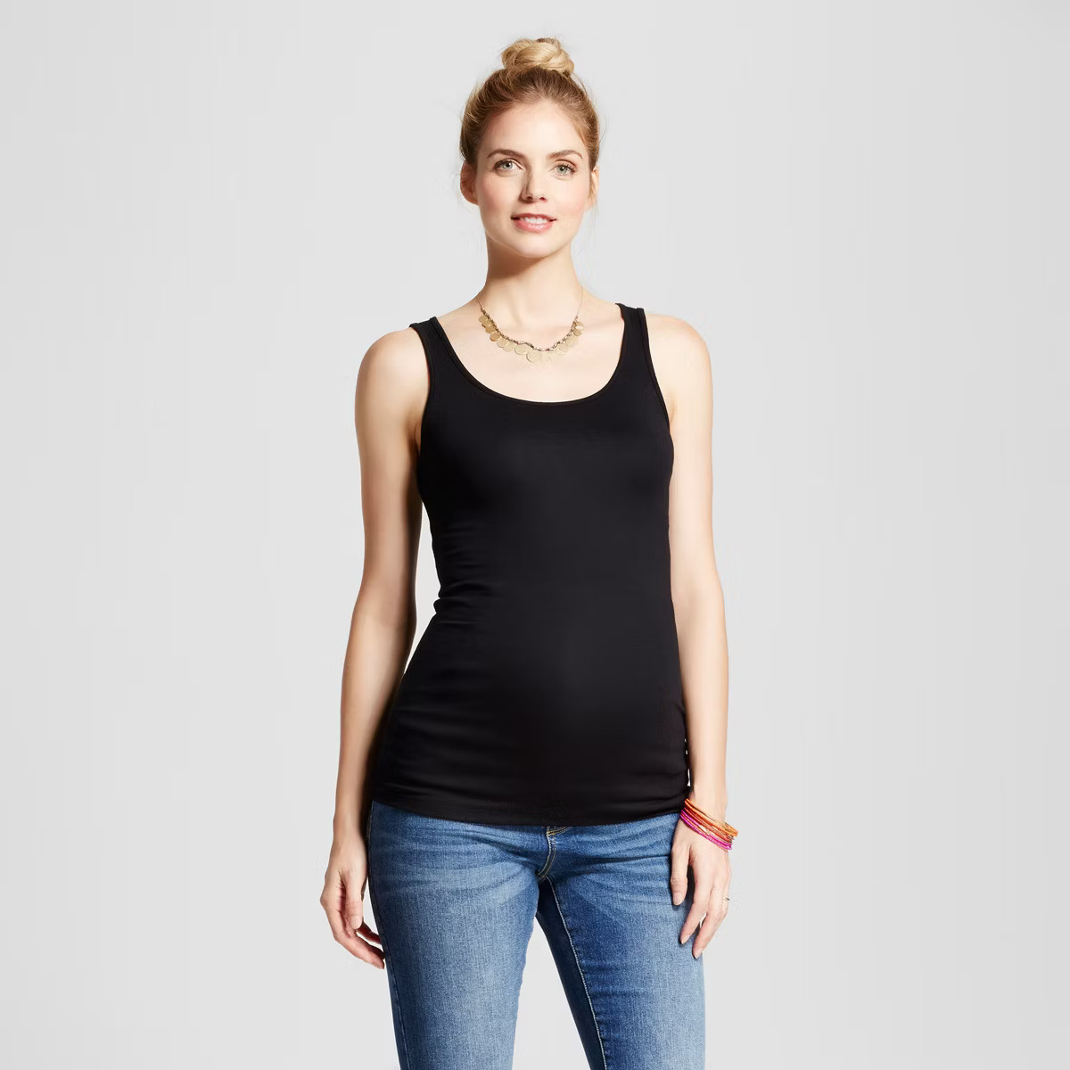 Maternity Tank Top - Isabel Maternity by Ingrid & Isabel™ Black M | Target