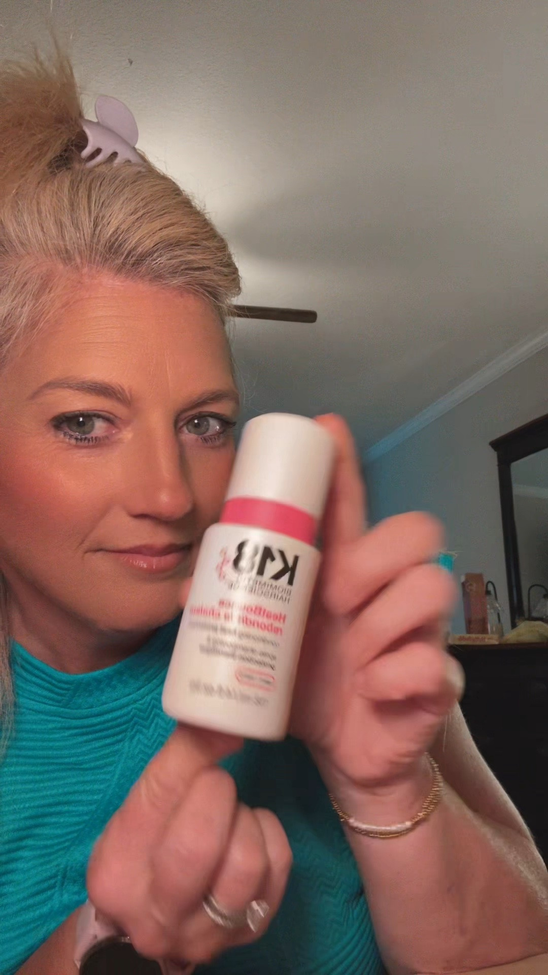 Say goodbye to heat damage! 🌡️✨ The K18 Damage Shield Protective Conditioning Mist is my absolute secret weapon before using any hot tools. It provides heavy-duty heat protection up to 450°F while shielding your hair from UV rays and environmental stressors for up to three days. It leaves your hair with the most gorgeous, lightweight bounce and zero frizz. Tap the link to shop! #LTKhair #K18Hair #HeatProtectant #HealthyHair #k18heatbounce

#LTKgrwm #LTKselfcare #LTKBeauty