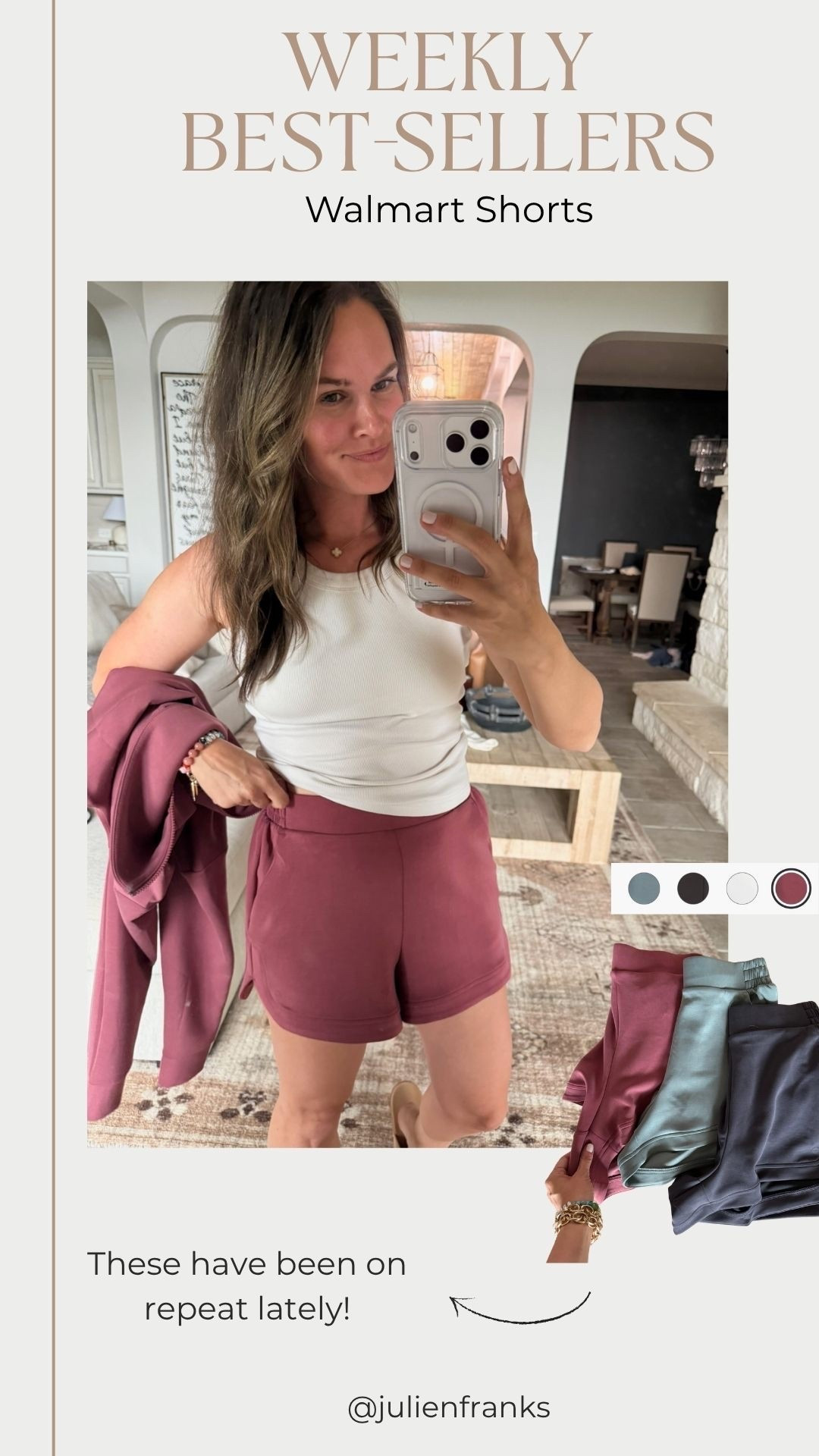 Walmart shorts that everyone was influenced into buying… and honestly worth it 🤍

#LTKgrwm #LTKootd #LTKActive