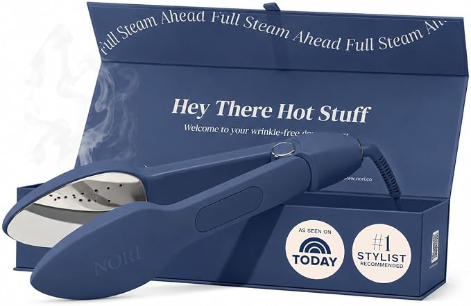 Nori Press Travel Steam Iron - Handheld Iron With Optional Steam Feature - No Ironing Board Requi... | Amazon (US)