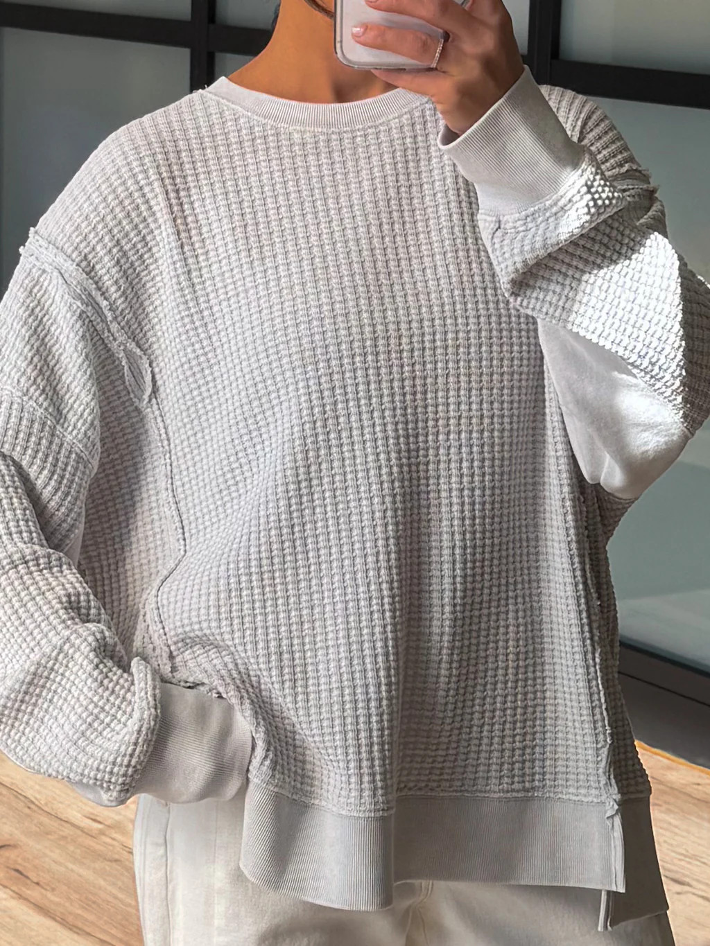 Off Hours Thermal Pullover | Frost | Shop Talulah