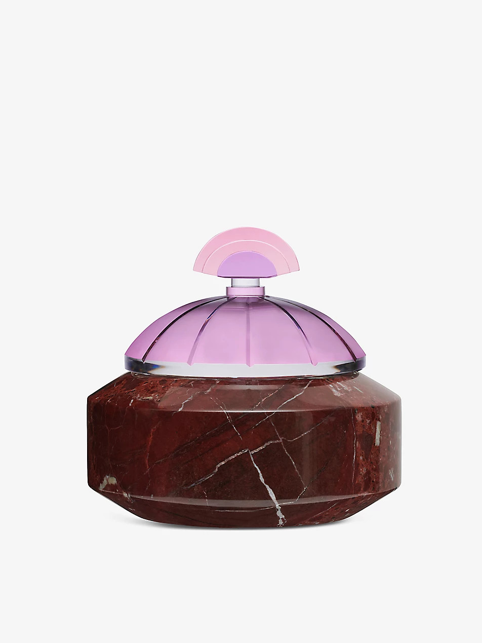 Cherry Bonbonniere crystal and marble ornamental box 16cm | Selfridges