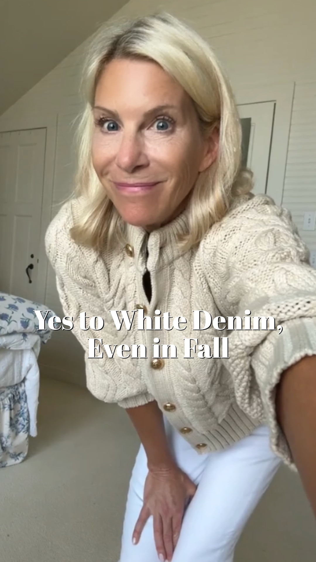 White jeans? Always. Doesn’t matter the season—I live in them. 🤍 Just added a fisherman-style cardigan and my new favorite flats, and suddenly it’s the perfect way to ease into fall.

Yes to the jeans. Yes to the shoes. Yes to the whole look.

#LTKStyleTip