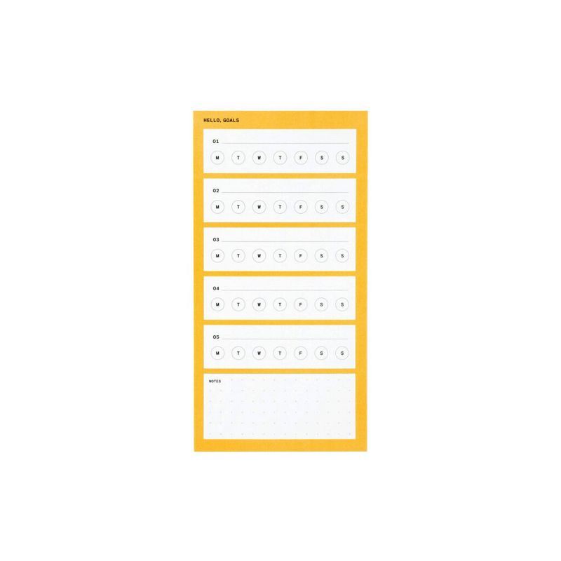 Post-it Goal-Tracking List Notes Orange | Target