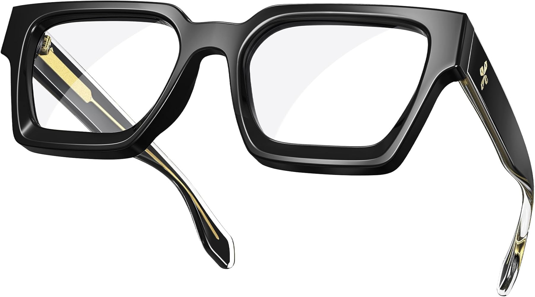 VISOONE Blue Light Blocking Glasses Rectangle Chic Preppy Look MultiColor Frame for Women Men RIV... | Amazon (US)