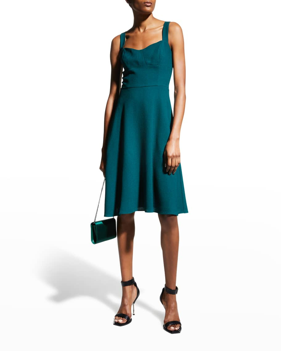 Black Halo Baker Sweetheart A-Line Dress | Neiman Marcus