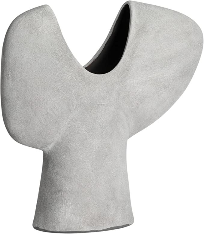 Bloomingville Terra-Cotta Abstract, Distressed Grey Vase | Amazon (US)