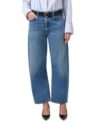 Miro High Rise Ankle Barrel Jeans in Pacifica | Bloomingdale's (US)