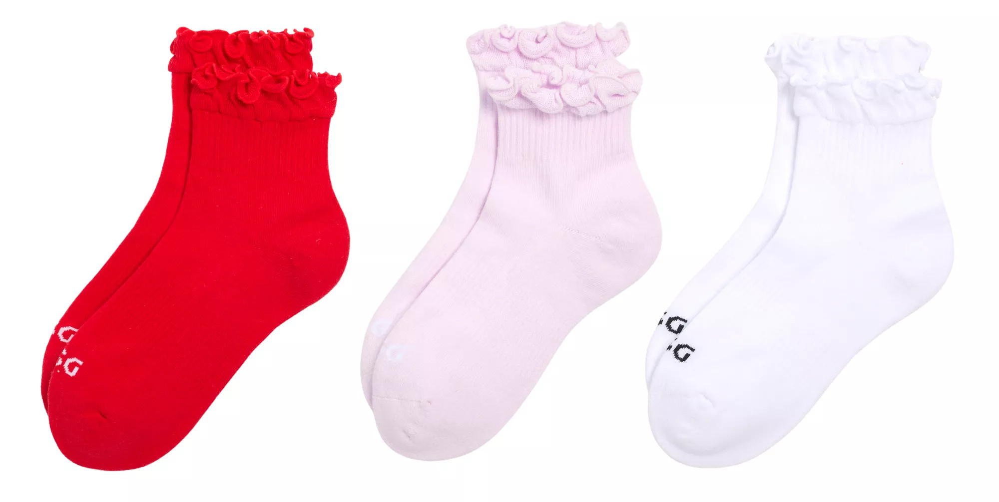 DSG Ruffle Socks 3-Pack, Women's | DICK'S Sporting Goods