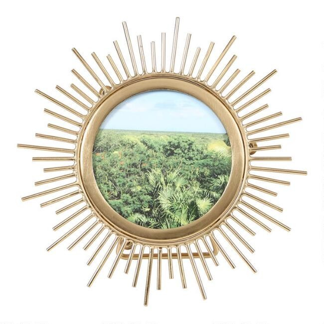 Gold Metal Sunburst Frame | World Market