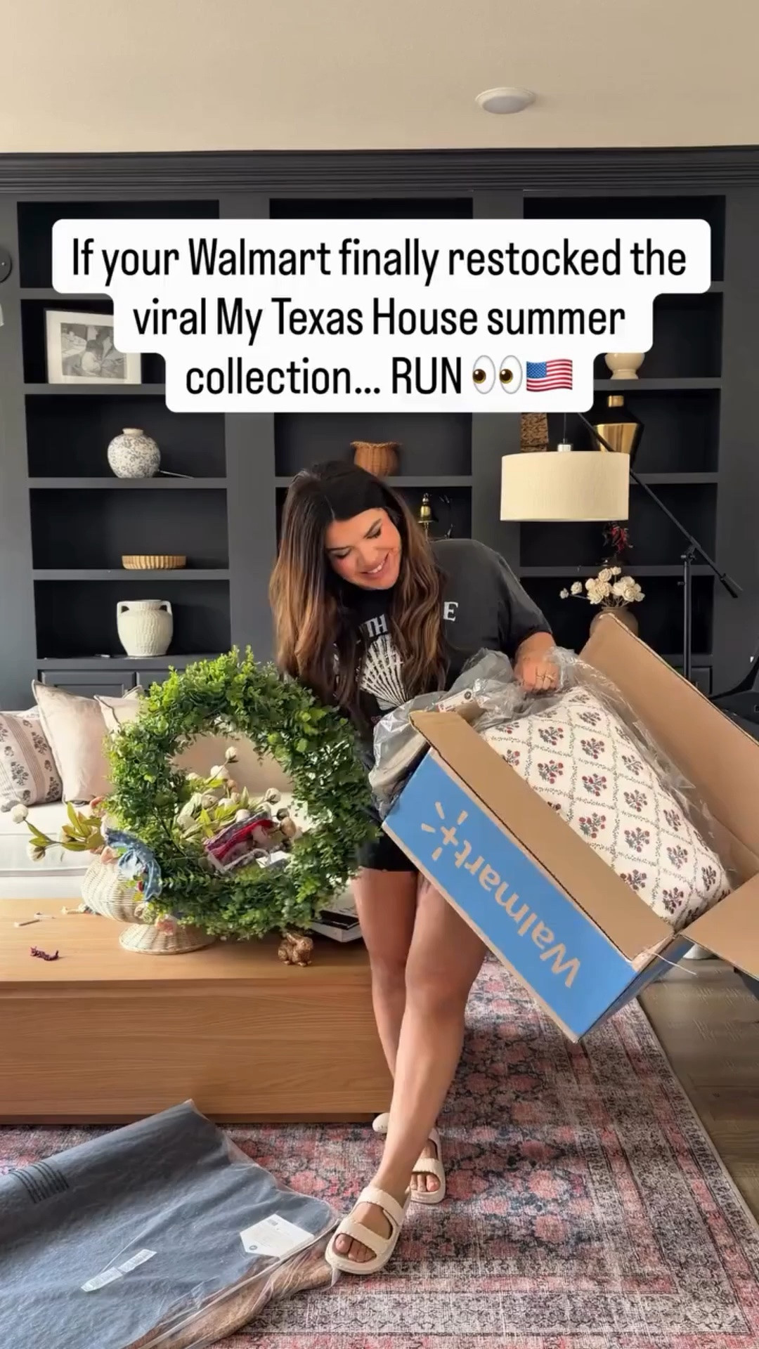 Comment haul for links ! The viral My Texas House summer collection keeps randomly popping back in stock at Walmart and every time I check… there’s something new I suddenly “need” 👀🇺🇸

The Americana decor, woven textures, and cozy summer pieces are SO good this year and some of these have been in and out of stock constantly. If you’ve been waiting for certain pieces, it might be worth checking your local Walmart again 👀

Which find is your favorite?! 🤍