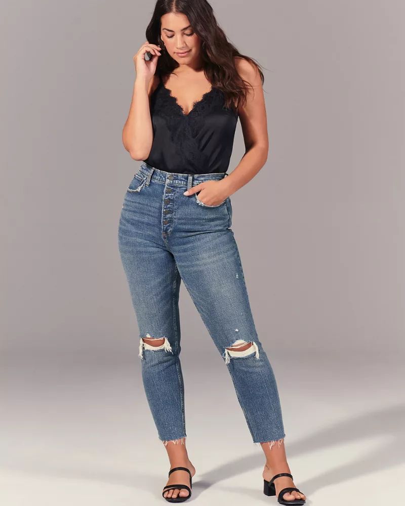 Ultra High Rise Mom Jeans | Abercrombie & Fitch US & UK