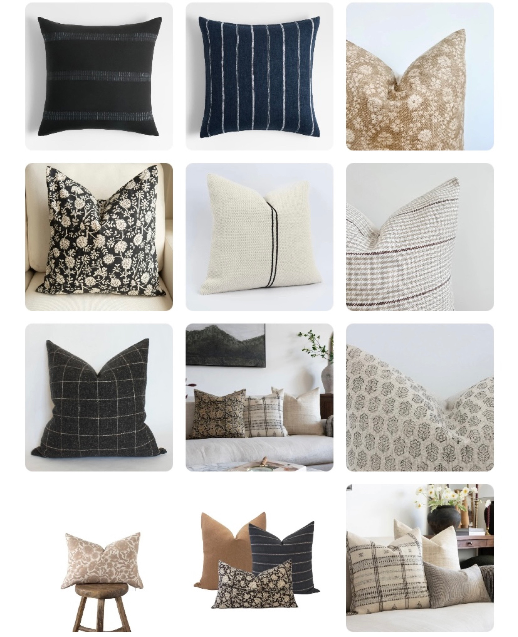 Pillows, throw pillows, floral pillows, neutral pillows, pillow covers, target, Etsy, crate and barrel, west elm, cb2, amazon, Wayfair, living room decor 

#LTKhome #LTKunder50 #LTKstyletip