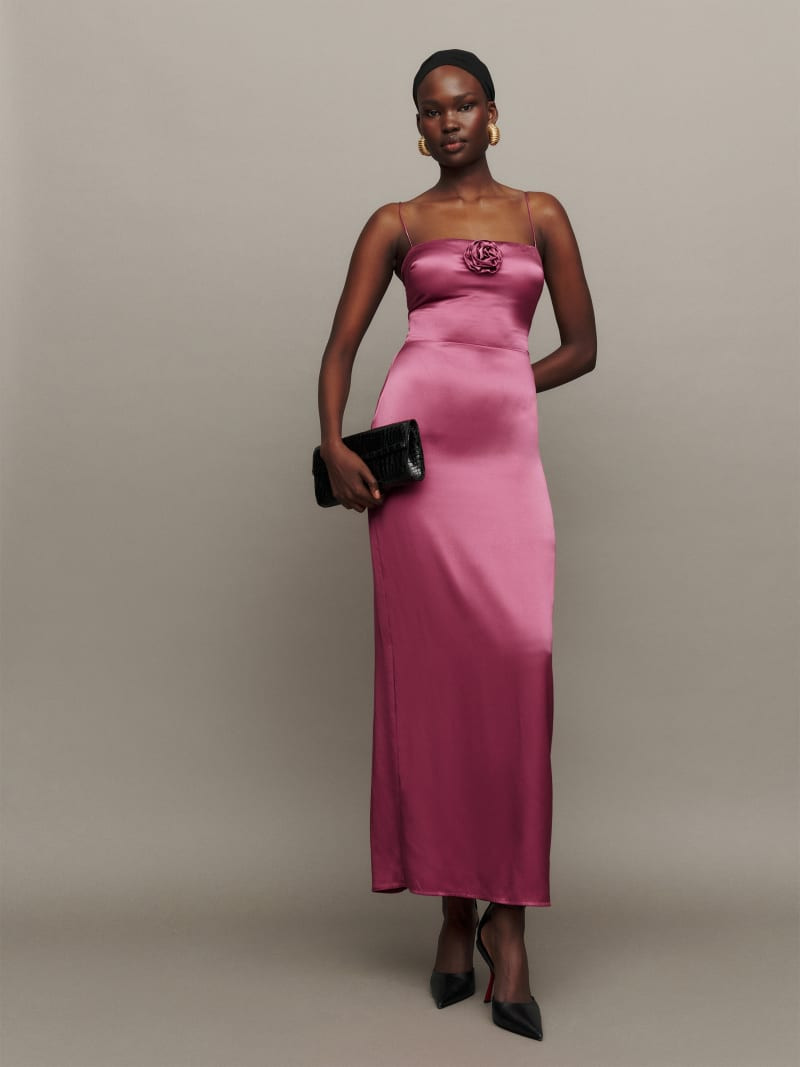 Frankie Silk Dress | Reformation (Global)