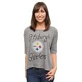 NFL Pittsburgh Steelers Women's Game Day T-Shirt, Steel, Large | Amazon (US)