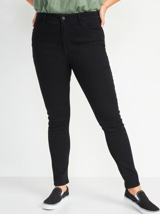 High-Waisted Super Skinny Black Jeans for Women | Old Navy (US)