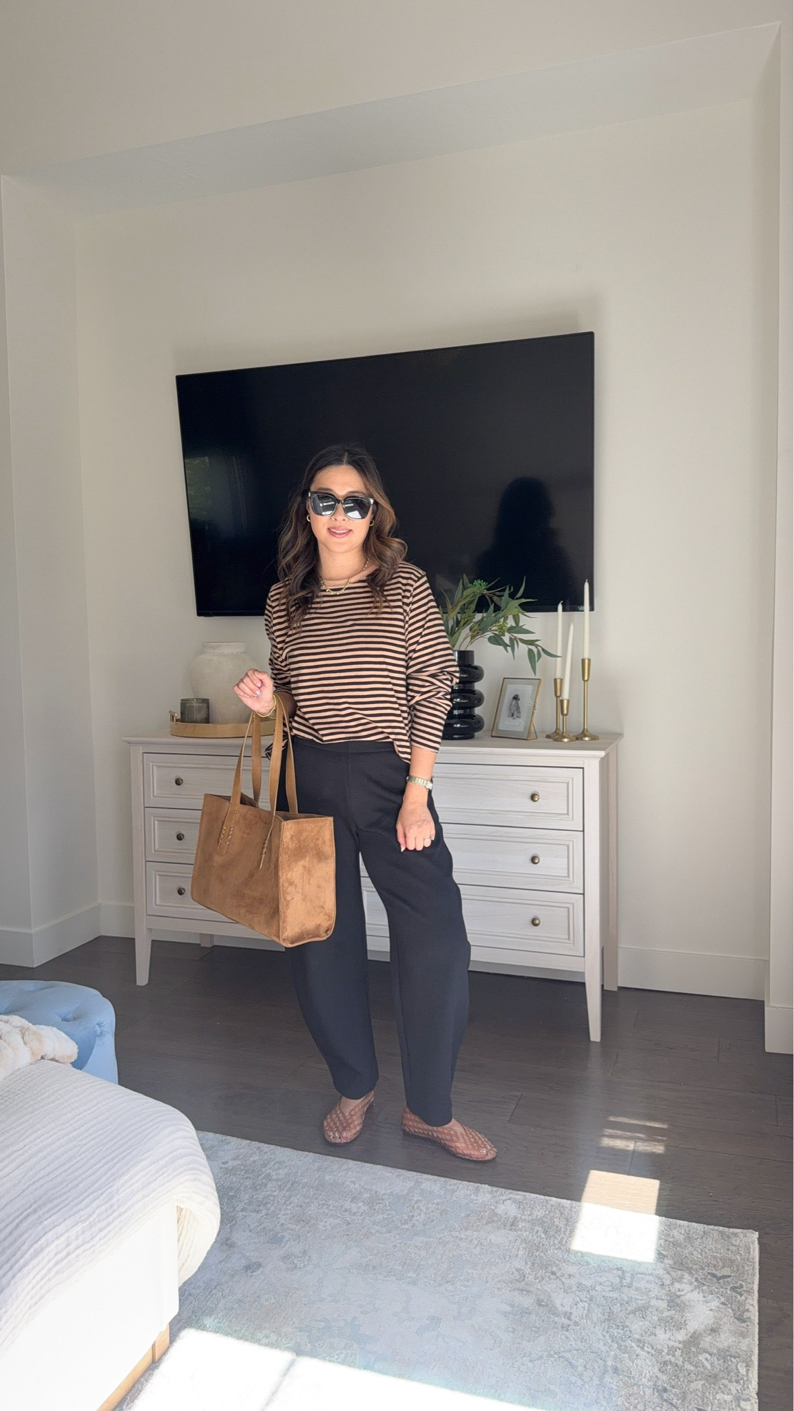 Target stripped top: medium Barrel pants: small

#LTKootd #LTKSeasonal #LTKOver40