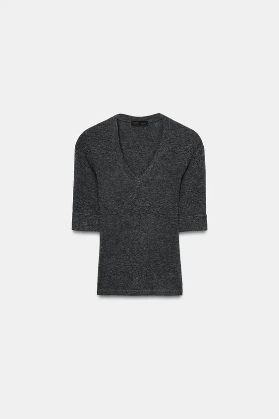V-NECK T-SHIRT | Zara US