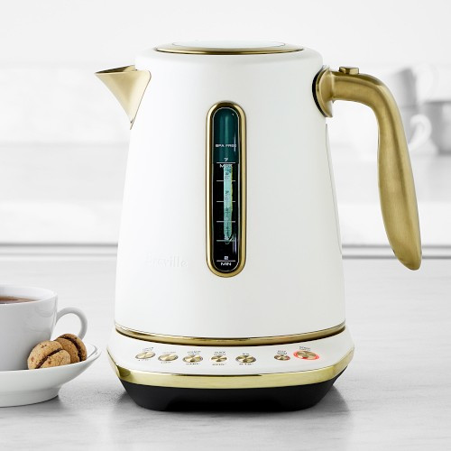Breville Smart Kettle(TM) Luxe, Sea Salt & Brass | Williams-Sonoma