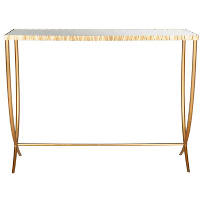 Princess Console Table - Gold/Mirror - Safavieh | Target