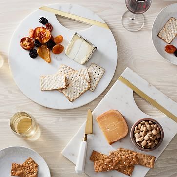 Marble & Brass Cheese Boards | West Elm (US)
