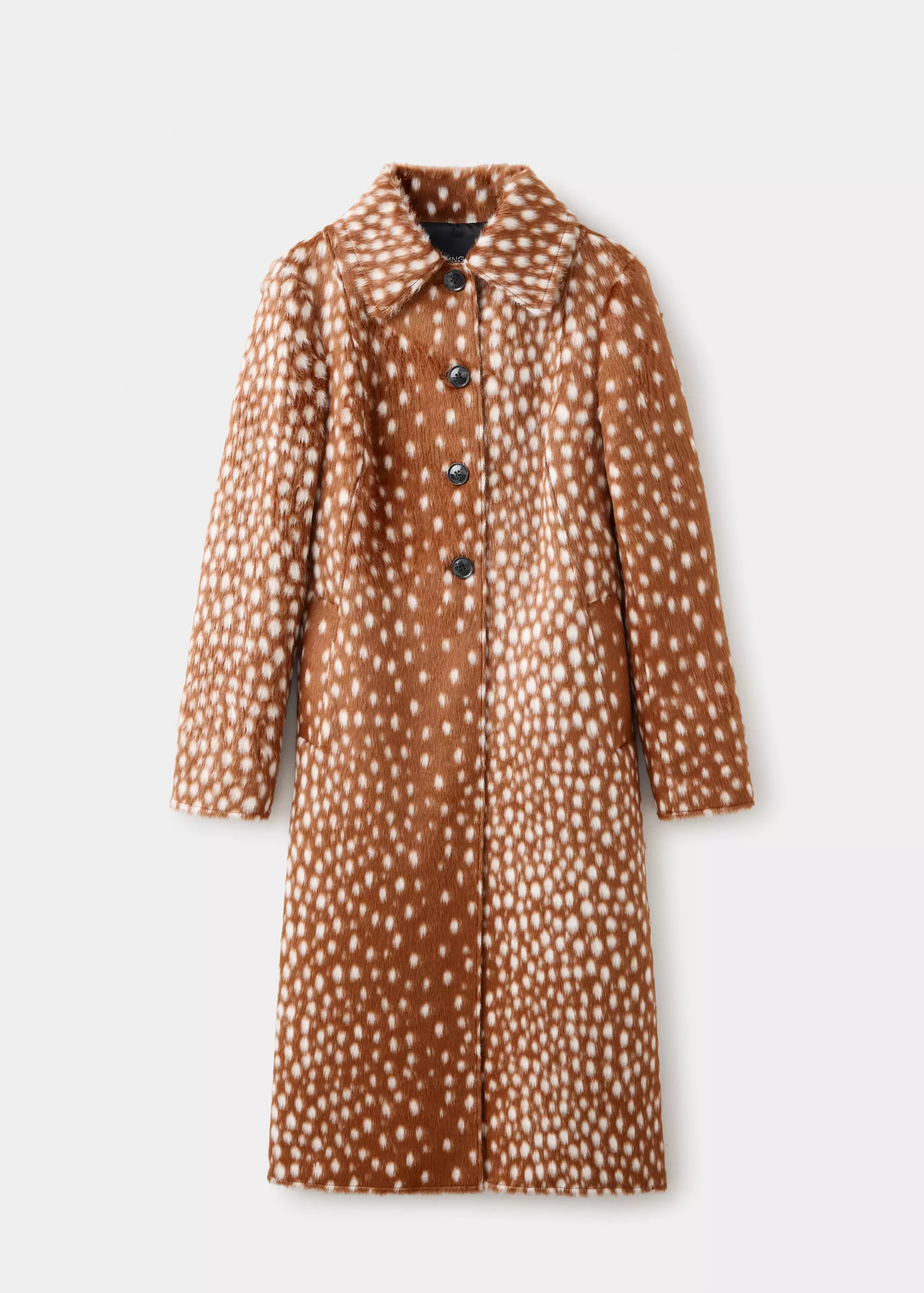 Long bambi faux-fur coat | Mango (US/MX/AU)