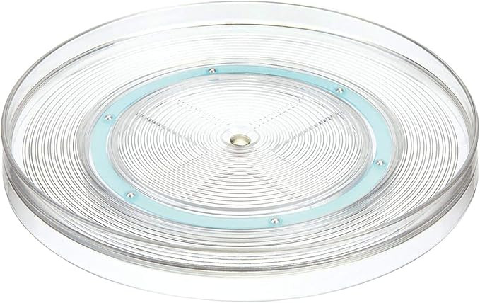 iDesign Linus Turntable, Clear | Amazon (US)