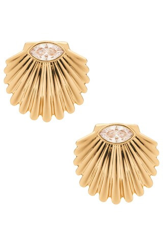 Sea Life Crystal Shell Earrings
                    
                    Ettika | Revolve Clothing (Global)