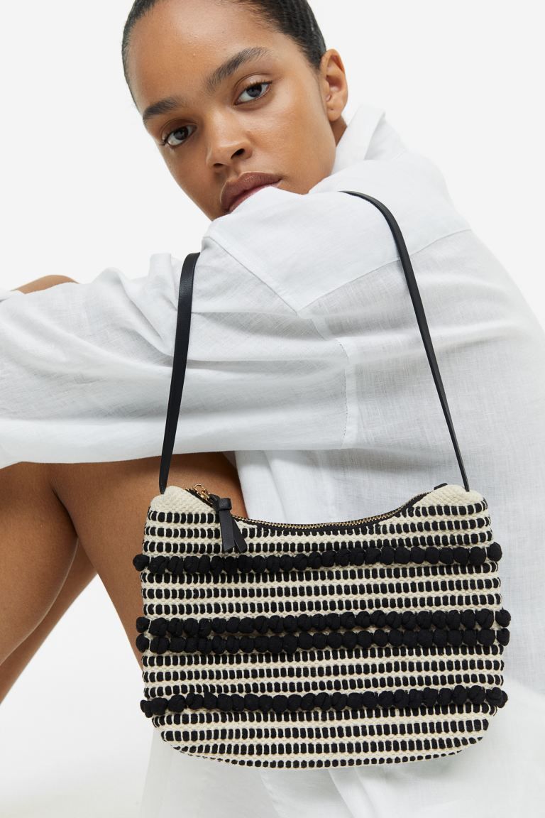 Textured-weave Shoulder Bag | H&M (US + CA)