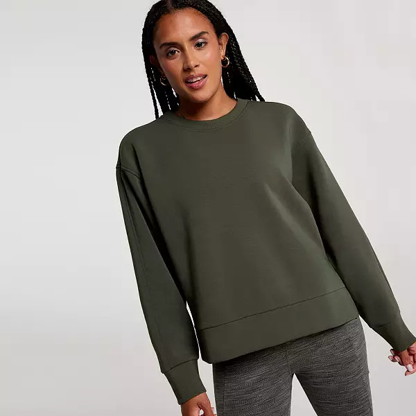 CALIA Women's Soft Scuba Crewneck Sweatshirt | Dick's Sporting Goods | Dick's Sporting Goods