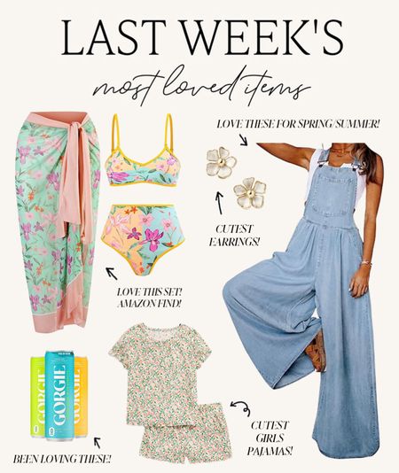 Last week’s best sellers!

#bestsellers

Amazon finds. Amazon swim. Amazon oversized denim overalls. Girls spring pajamas. Gold flower earrings  

#LTKstyletip #LTKfindsunder100 #LTKSeasonal