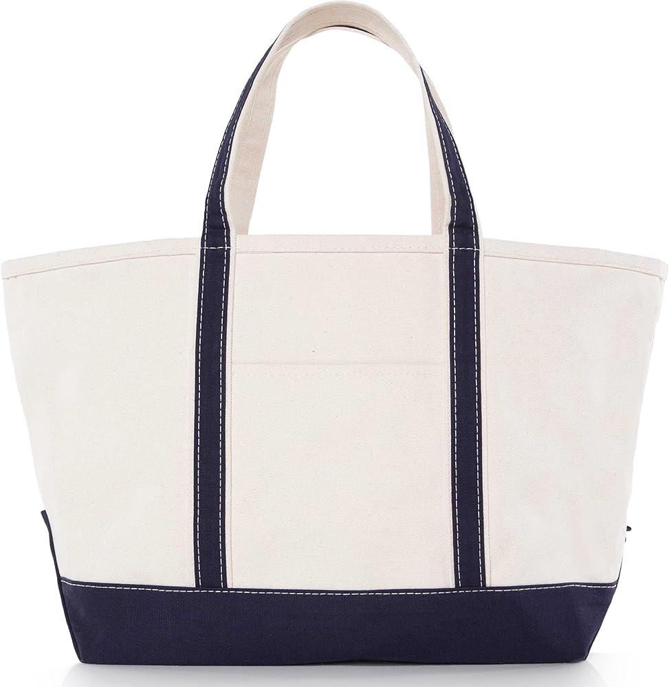 Large Classic Tote - Canvas Tote Bag for Women - Multi-Colored Design, Perfect for Travel and Sho... | Amazon (US)