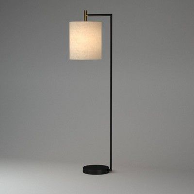 LED Fabric Lantern Floor Lamp Black (Includes Energy Efficient Light Bulb) - Project 62™ | Target